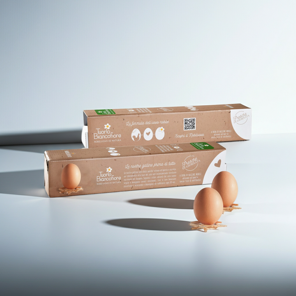 Uova Fresche Rosse da Allevamento all’Aperto – Categoria A M (6 pz)